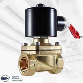 3/4" brass solenoid valve - 110V AC electric