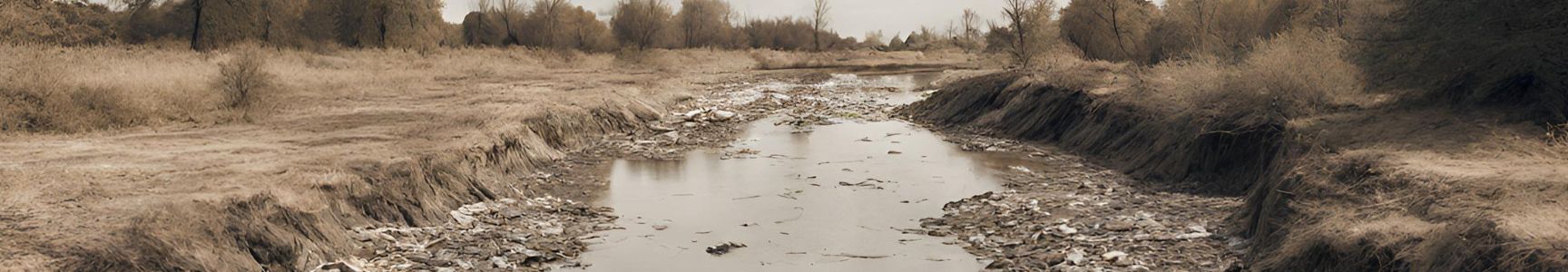 Dry riverbeds post challenges for clean water sources