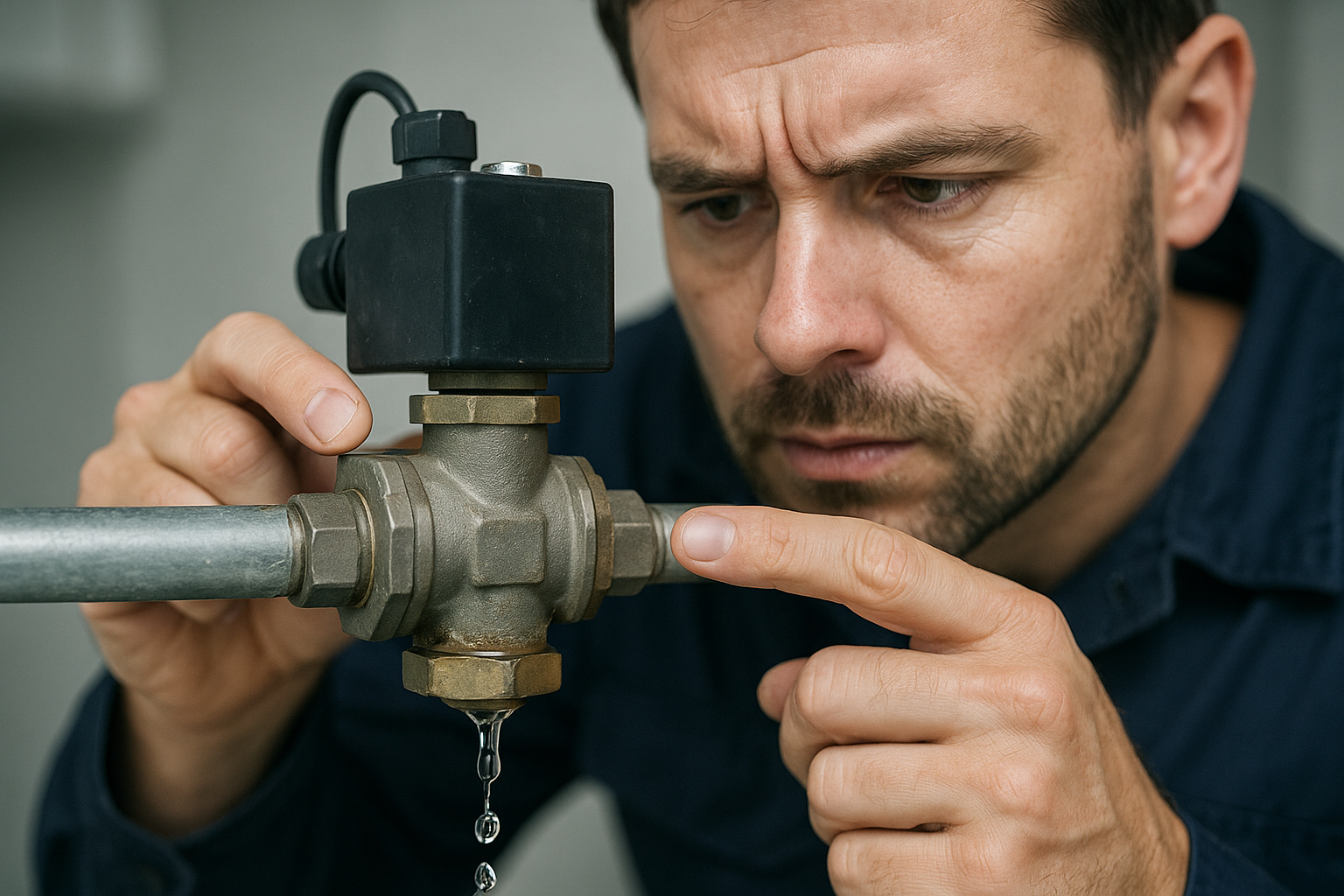 Inspecting solenoid valve