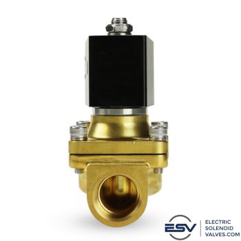 3/4" Low Pressure Gas Solenoid Valve - Brass