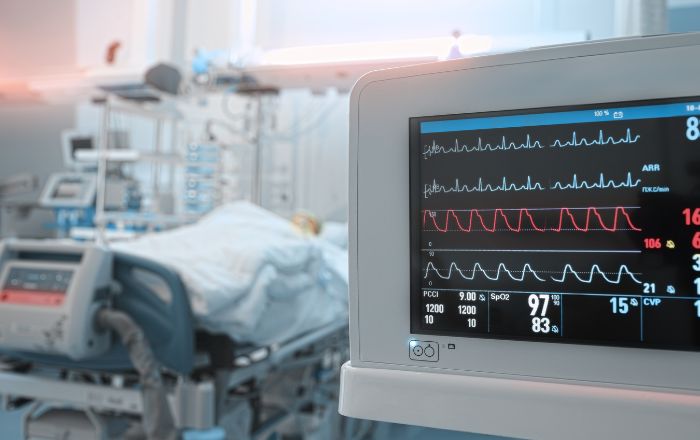 Patient Monitoring System in hospital room