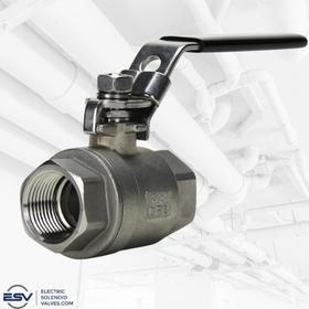 Stainless Steel manual ball valve - 2 piece